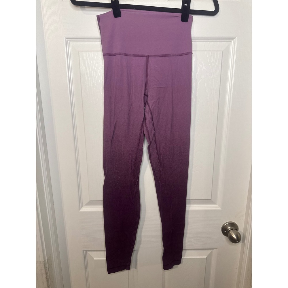 Lululemon Ombre Align High Rise Leggings 28 Purple Gradient  Size 4